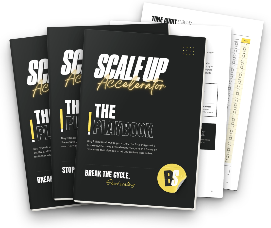 The Scale Up Accelerator playbooks