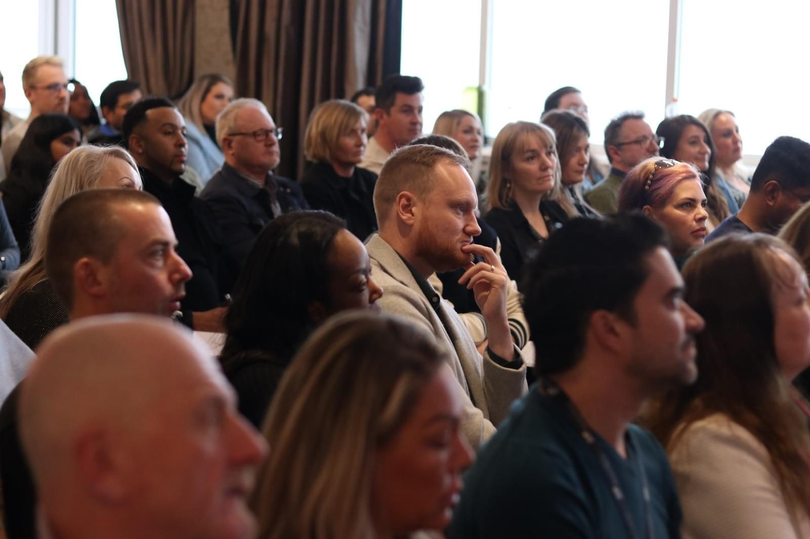 The audience at a BBE training day